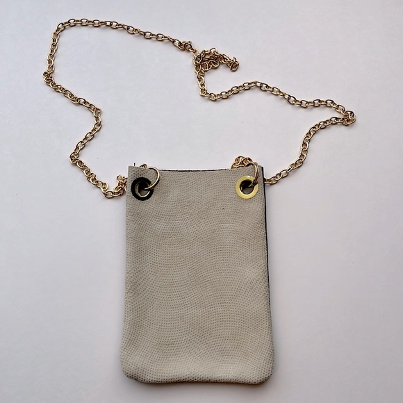 NEW Leather cell phone crossbody/pouch - Picture 1 of 11